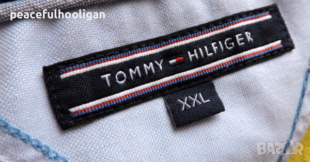 Тommy Hilfiger California Athletic Department - мъжка  раирана тениска  размеr XL , снимка 8 - Тениски - 45053766