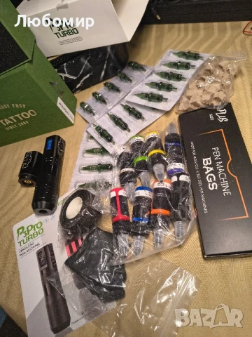 EZ P3 Pro Turbo безжична машина за татуировки 