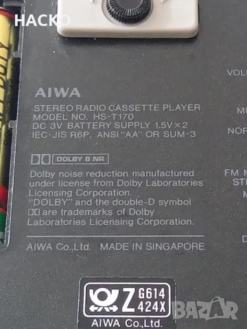 AIWA HS-T170 Made in Singapore, снимка 10 - Други - 47194515