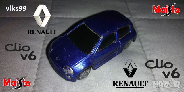 Clio V6 Renault Sport (Maisto) 1:64, снимка 1 - Колекции - 38638061