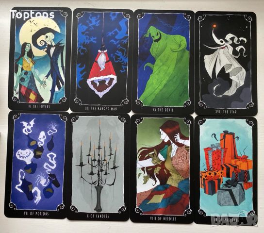 Таро: Boo Tarot & The Nightmare Before Christmas & Shadowland Tarot, снимка 16 - Карти за игра - 45388993