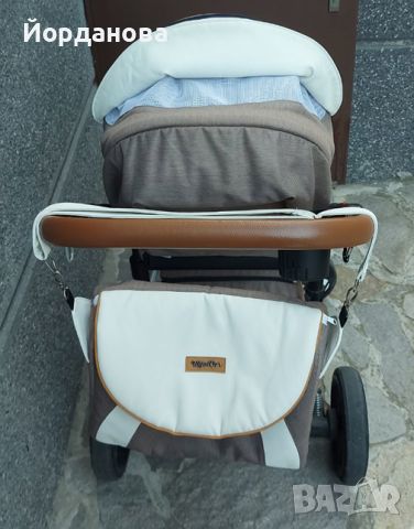 Бебешка количка 2в1 Bexa подходяща за момиче или момче, снимка 3 - Детски колички - 45697710
