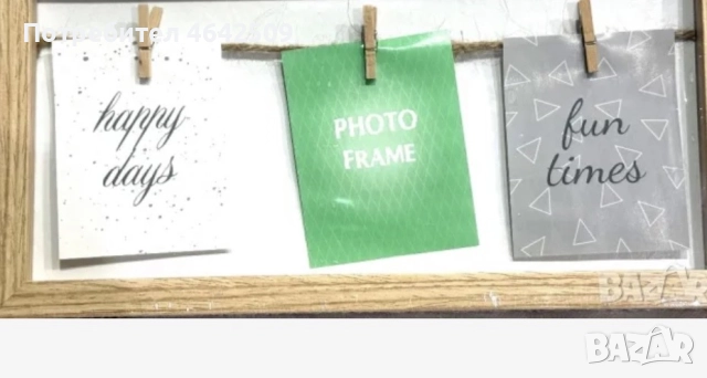 Автентична Дървена Рамка за Снимки 3 в 1, снимка 2 - Други - 52426081