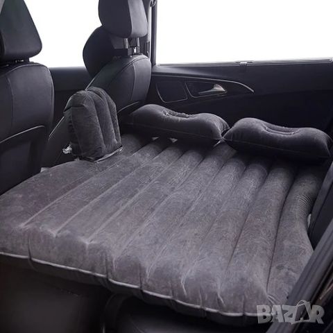 Черно надуваемо легло за спане в автомобил на път за задна седалка, снимка 9 - Надуваеми легла - 45655291