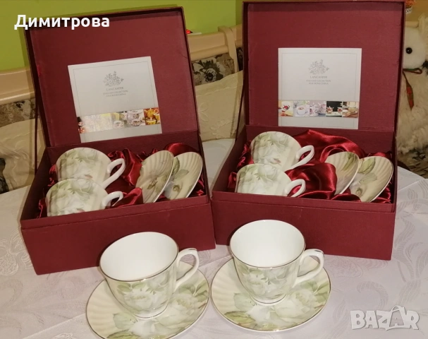 Порцеланов сервиз Бяла роза - Lancaster , снимка 2 - Сервизи - 54057194