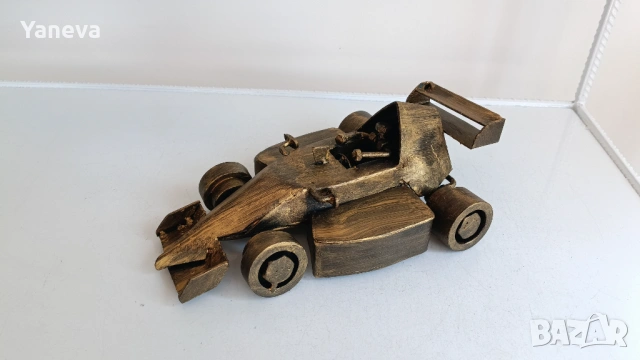 Формула 1, ръчно изработена , метална скулптура , снимка 3 - Статуетки - 54000460