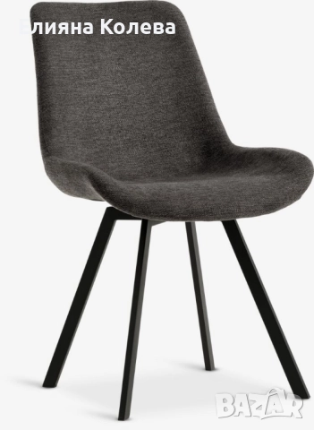 Трапезен стол с въртяща стоманена основа