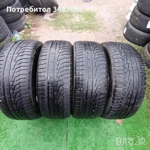 235 55 19 HANKOOK 4броя зимни дот 2018г , снимка 1 - Гуми и джанти - 47226132