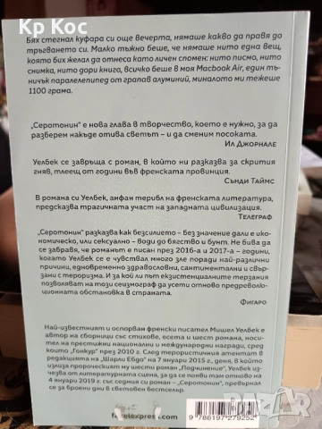 Книги на Мишел Уелбек, снимка 2 - Художествена литература - 53114174