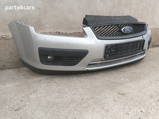 предна броня за форд фокус 2 04-07 с маска решетка халогени FORD FOCUS II, снимка 2 - Части - 54153496