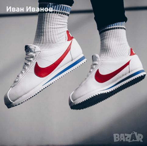 Nike Classic Cortez кожени маратонки номер 36-36,5, снимка 10 - Маратонки - 46059326