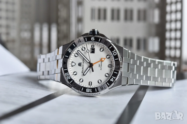 Чисто нов Maurice Lacroix Aikon Venturer GMT Automatic, снимка 3 - Мъжки - 52776505