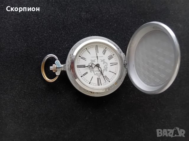 Джобен часовник - ПОБЕДА - Юбилеен - СССР, снимка 2 - Джобни - 46448237