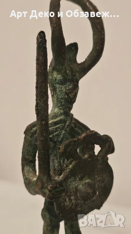 Бронзова пластика, снимка 7 - Статуетки - 53489495