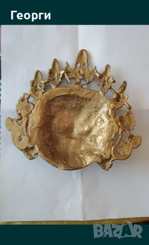 Бронзова маска-33, снимка 2 - Колекции - 50111455