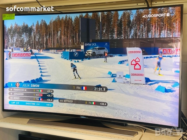 Samsung 55" 4K Curved Smart TV (Серия 8) – Топ състояние!, снимка 2 - Телевизори - 53765647