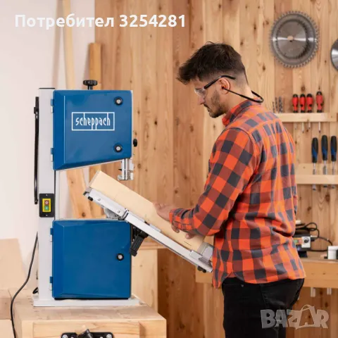 Банциг 10“ 500W Scheppach HBS261 / 5901505901 /, снимка 9 - Други инструменти - 46998557