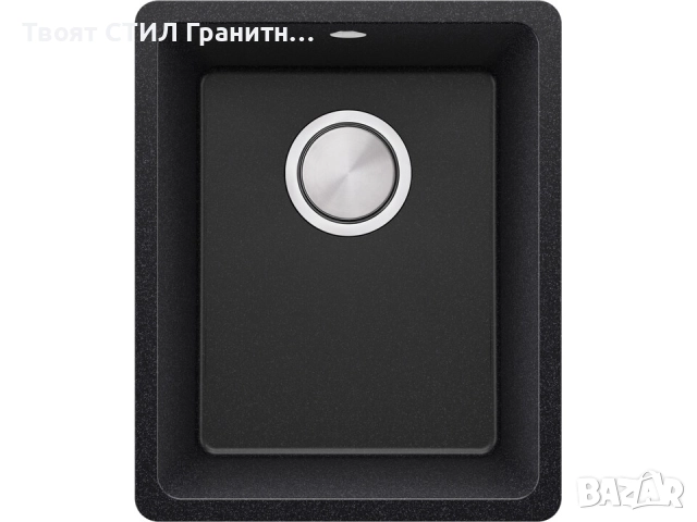 графит кухненска мивка за вграждане под плот Венеция 50 XL 460x440 мм, снимка 8 - Мивки - 51878574