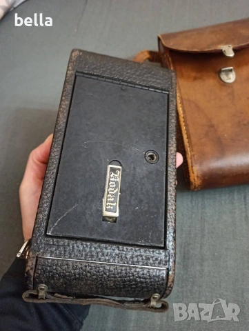 Колекционерски мехов Autographic Kodak Jr. (произведен 1914-1927),и статив, снимка 8 - Антикварни и старинни предмети - 53657340
