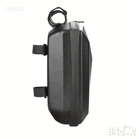 Универсална чанта за електрически скутер CARBON, 4L, Черна / Сребриста, снимка 3 - Аксесоари за велосипеди - 45423557