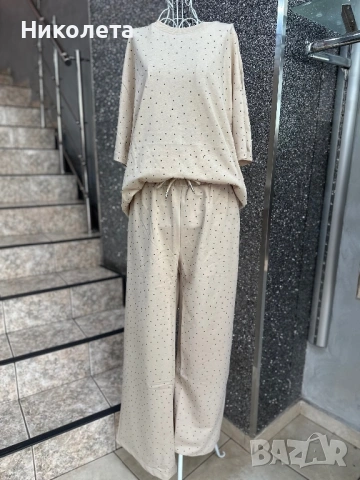 Комплект с камъчета 3 цвята, снимка 4 - Комплекти - 50193388