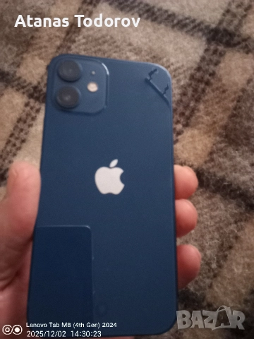 Айфон 12 mini,256GB памет,без забележки с кейс и протектор, снимка 4 - Apple iPhone - 52627209