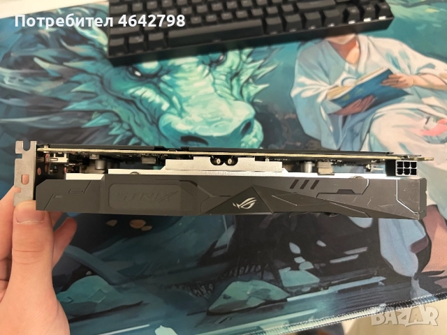 NVIDIA ASUS ROG 1050 Ti Strix 4gb, снимка 3 - Видеокарти - 52526365