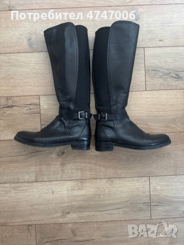 Кожени ботуши, снимка 4 - Дамски боти - 53600477