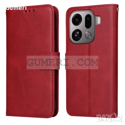 Тефтер Стойка за Oppo Find X9 Pro, снимка 4 - Калъфи, кейсове - 53266130