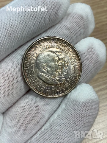 1/2 долар (Half Dollar) 1952 г, САЩ - сребърна монета, снимка 2 - Нумизматика и бонистика - 51202242