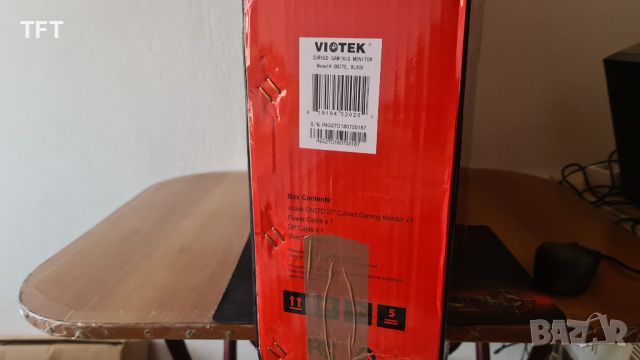 Viotek GN27D – 27”  2K WQHD 144Hz Curved monitor, снимка 4 - Монитори - 46331803