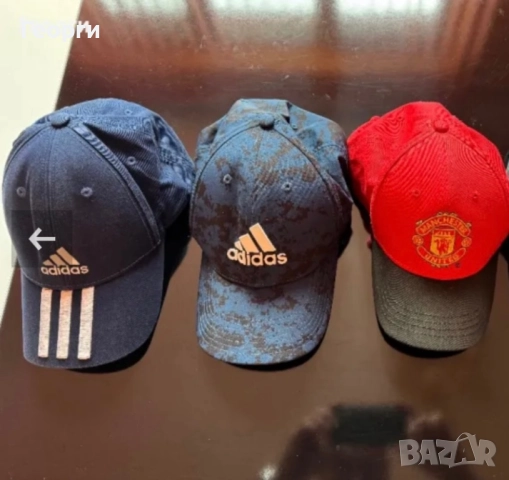 Шапки с козирка Adidas ,Man. United.-Оригинални шапки