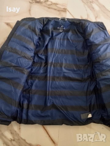 Мъжко яке GANT в тъмно син цвят 3ХЛ последен размер, снимка 5 - Якета - 54291127