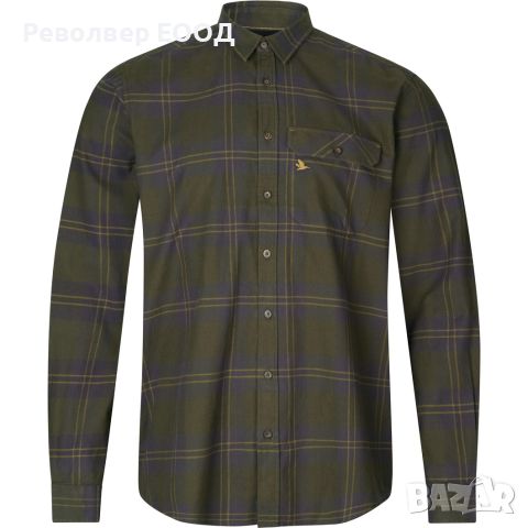 Мъжка риза Seeland - Highseat, в цвят Dark olive, снимка 1 - Екипировка - 45337749