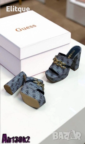 обувки на ток guess 