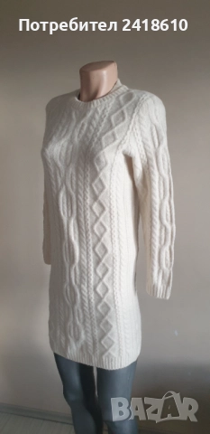 Lacoste Wool Womens Dress Size 36 / S НОВО! ОРИГИНАЛ! Дамскa Вълнена Рокля!, снимка 4 - Рокли - 52918768