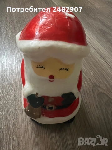 Стара коледна свещ, снимка 2 - Декорация за дома - 53390995