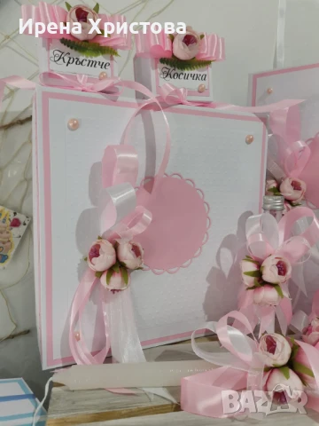Комплект за кръщене, снимка 7 - Декорация - 51235736