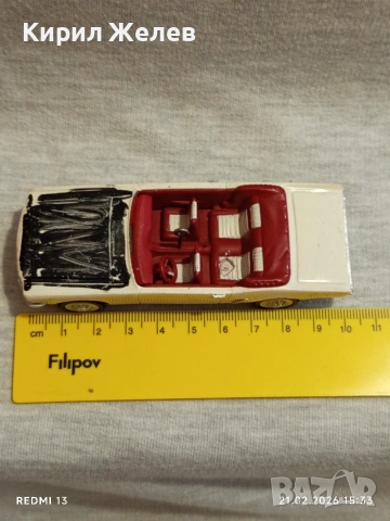 Метална количка Mustang 🐎 ретро стил за КОЛЕКЦИЯ ДЕКОРАЦИЯ 41312, снимка 6 - Колекции - 53573120