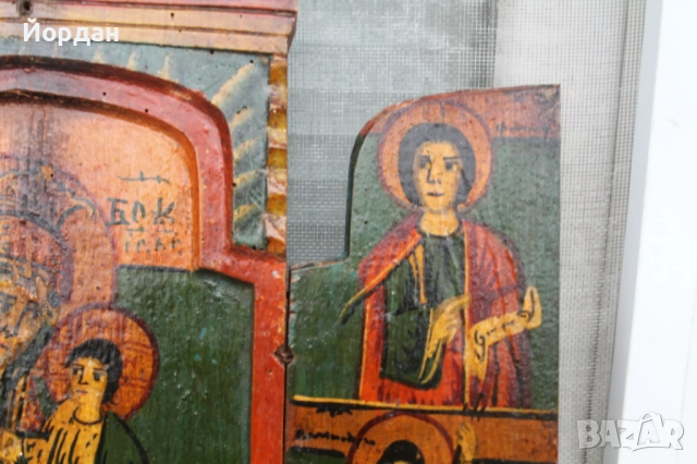 Икона триптих , снимка 9 - Икони - 52724286