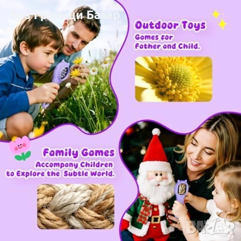 Нов Детски дигитален микроскоп 200x 1080P автофокус IPS екран играчка, снимка 3 - Образователни игри - 53824621