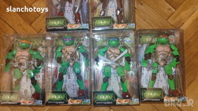 Шрьодер +две костенурки нинджа .Сплинтер. Играчка от серията "Костенурките Нинджа", снимка 8 - Рисуване и оцветяване - 21942811