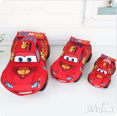 Плюшена играчка Кола McQueen Светкавицата Маккуийн, снимка 4 - Плюшени играчки - 46847861