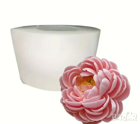 Молд разцъфнал божур 8,6 см (2), снимка 2 - Форми - 50322649