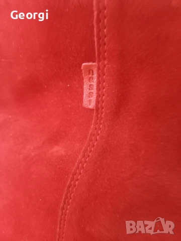 Дамски Ботуши чисто нови червени, снимка 2 - Дамски ботуши - 51133441