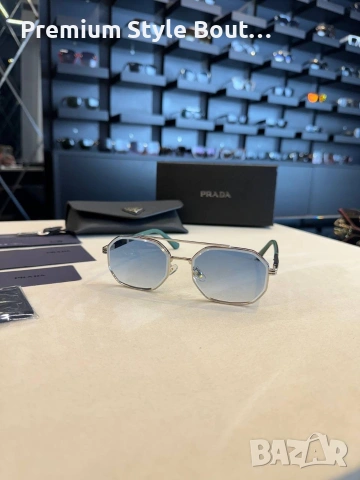 Слънчеви очила prada ray ban Burberry chanel с ув защита, с черен обикновен калъф  на марката , снимка 7 - Слънчеви и диоптрични очила - 54174325