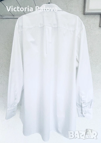 Оригинална Hugo Boss Comfort Fit бяла риза  100% Cotton Size 45