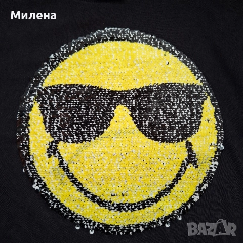 Блуза с дълъг ръкав Smiley World -146/152 см., снимка 4 - Детски Блузи и туники - 51879624