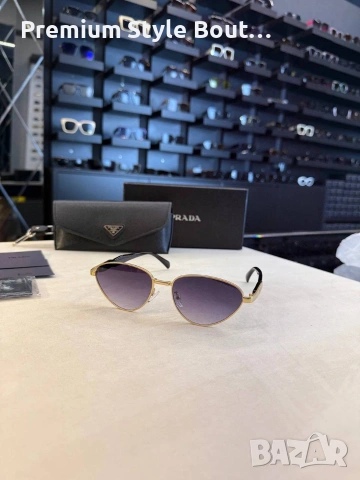 слънчеви очила prada loewe tom ford celine с черен обикновен калъф и ув защита, снимка 2 - Слънчеви и диоптрични очила - 53744865