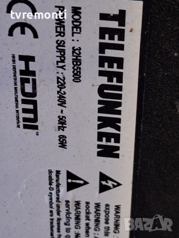 оригинална стойка крачета телевизор TELEFUNKEN Модел 32HB5500, снимка 3 - Стойки, 3D очила, аксесоари - 52469115